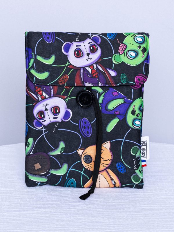 Pochette à livre petit format — Peluches zombies
