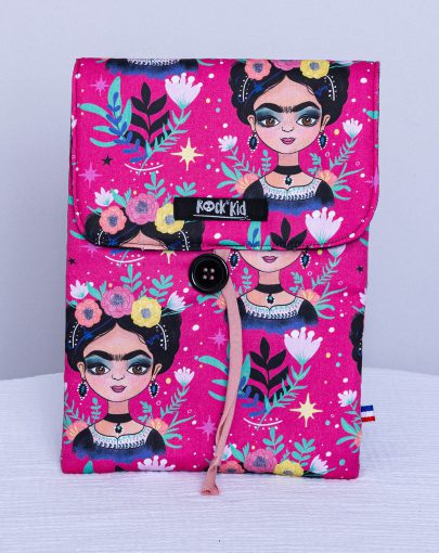 Pochette à livre grand format — Frida en fleurs