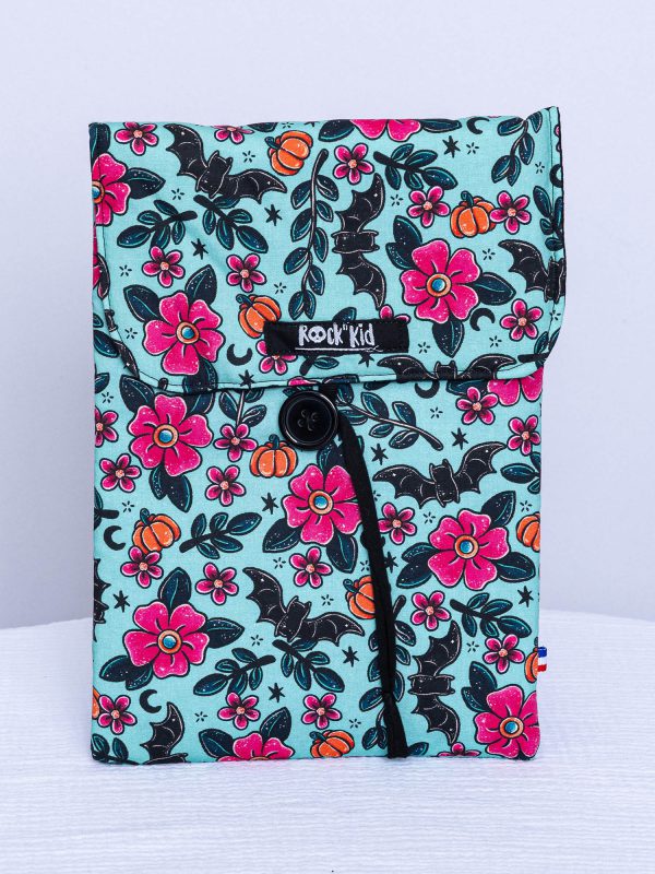 Pochette à livre grand format — Jardin et chauves-souris