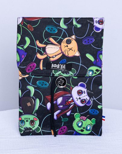 Pochette à livre grand format — Peluches zombies