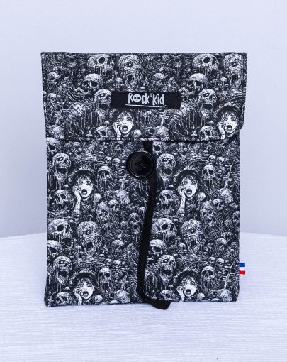 Pochette à livre petit format — Cauchemar de crânes