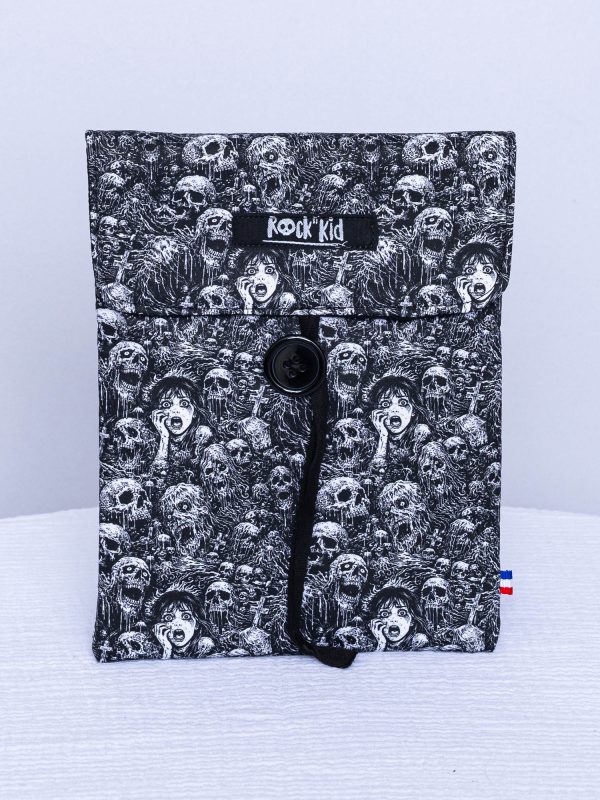 Pochette à livre petit format — Cauchemar de crânes
