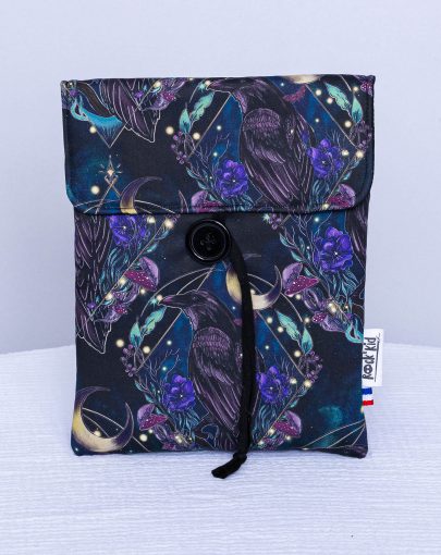 Pochette à livre petit format — Corbeau lunaire