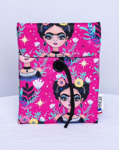 Pochette à livre petit format — Frida en fleurs