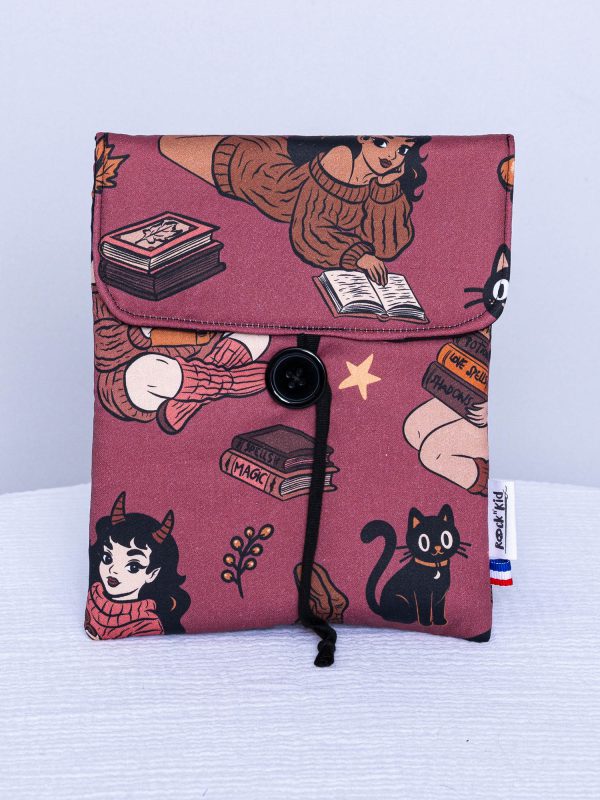 Pochette à livre petit format — Lectrice d’automne