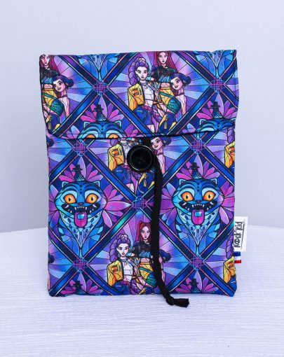 Pochette à livre petit format — Vitrail pop