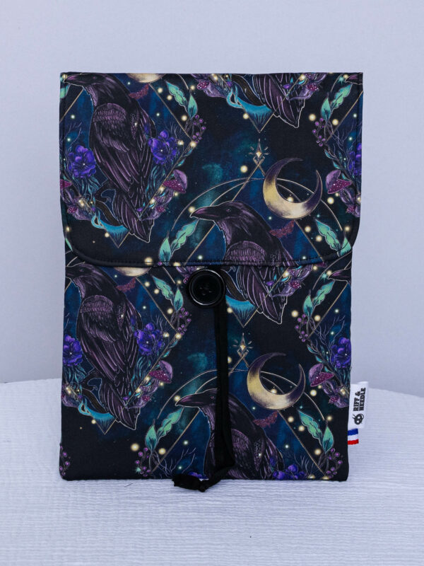 Pochette à livre grand format — Corbeau lunaire
