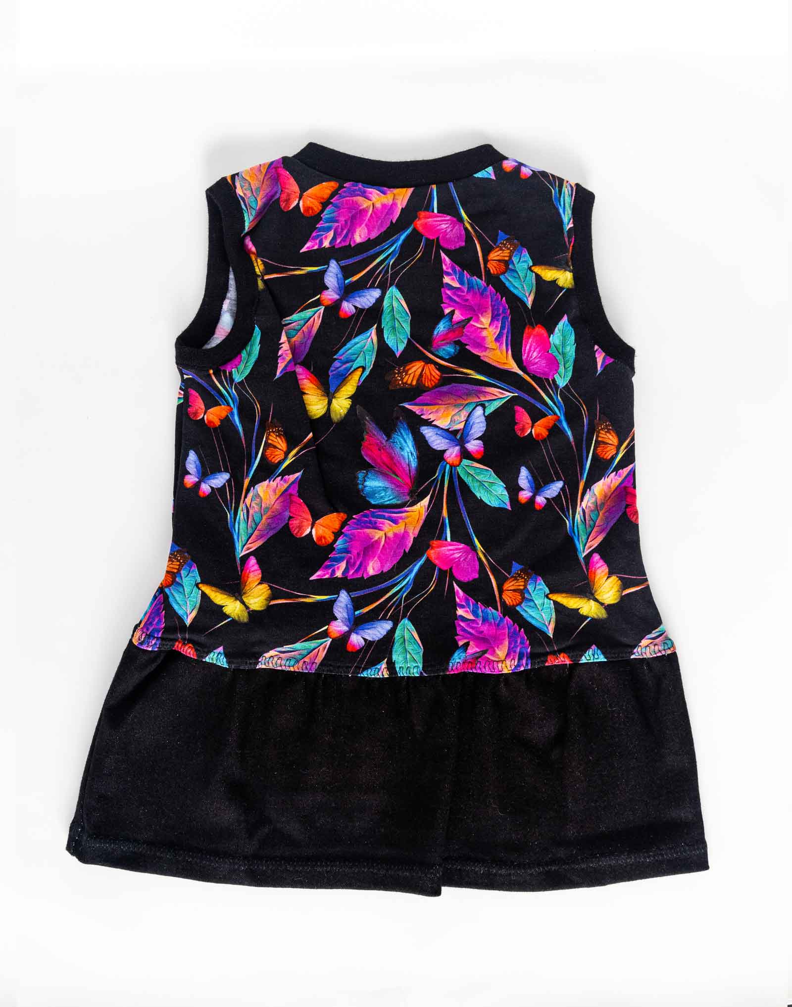 Robe papillons cousue main pour bébé